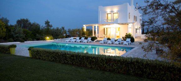 Вилла 500м² в Лутракион, Лутракион-Перахора-Айи-Теодори, Коринфия, Пелопоннес, Пелопоннес, Западная Греция и Ионические острова, Греция № 7561 16