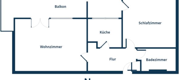 1 Schlafzimmer Wohnung in Offenbach, Germany, Nr. 340347 11