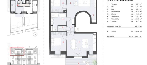 Apartamento de 3 habitaciónes en Hietzing, Austria No. 131875 16