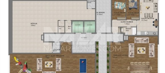 شقة 2+1 في Alanya, Turkey رقم 14409 9