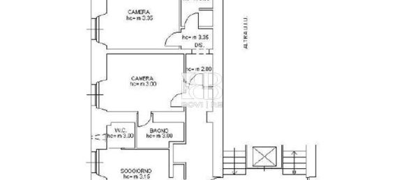 Квартира с 2 спальнями в Рим, Италия № 310907 9