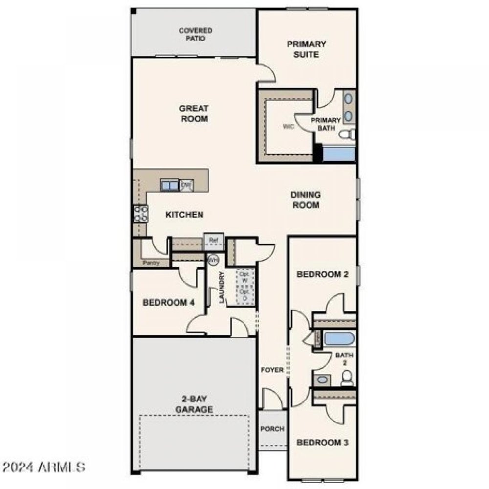 Casa de 4 dormitorios en Casa Grande, USA No. 419588