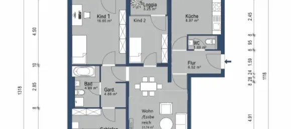 2 Schlafzimmer Wohnung in Fürstenfeldbruck, Germany, Nr. 344046 10
