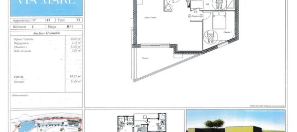 1 Schlafzimmer Wohnung in Ghisonaccia, France, Nr. 38847 9