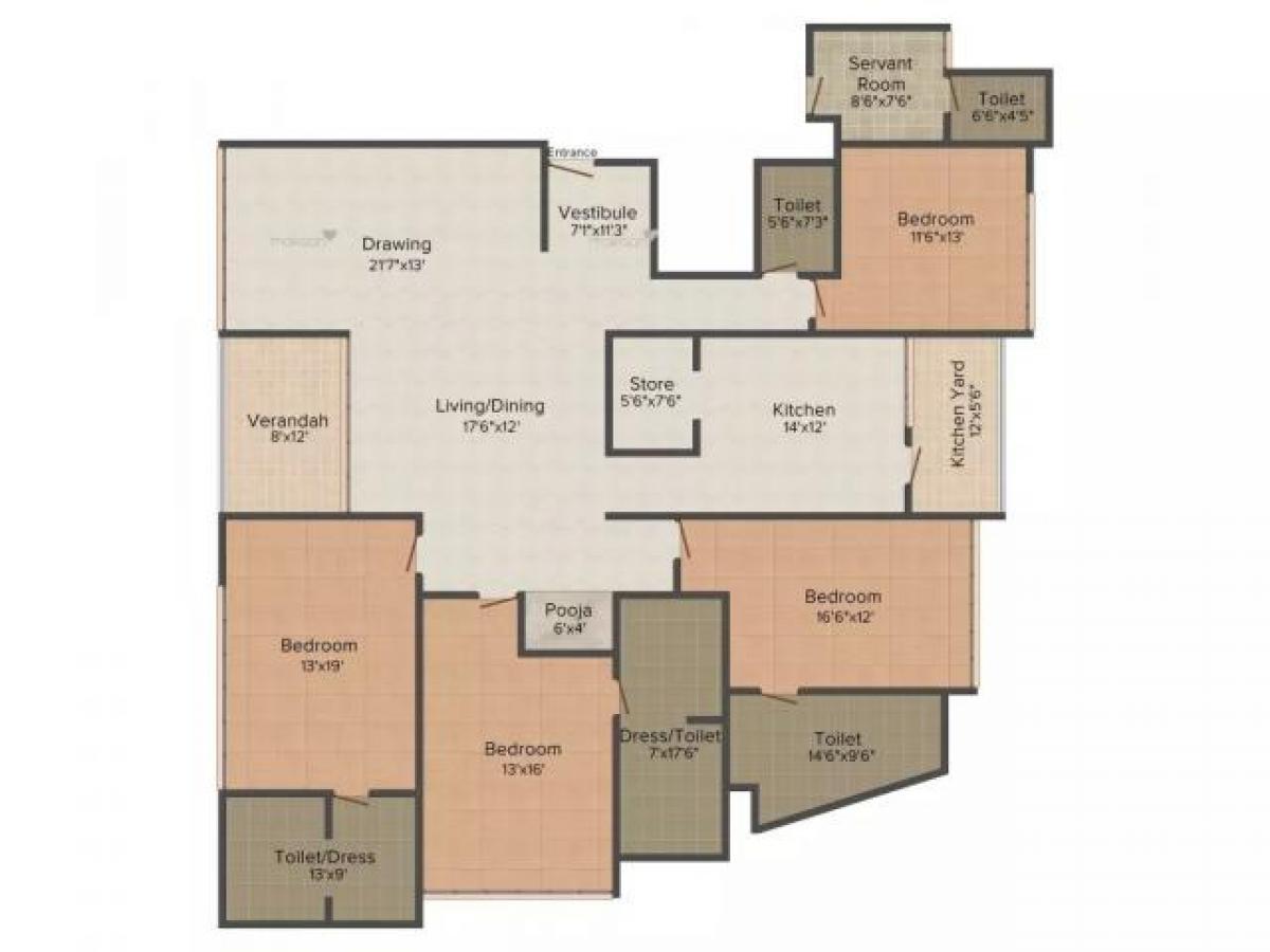 4 bedrooms House in Amdavad, India No. 24961