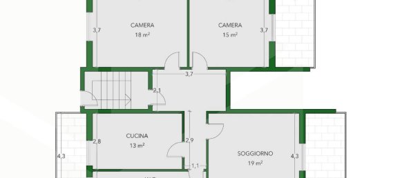 4 rooms Apartment in Bari, Italy No. 34309 22