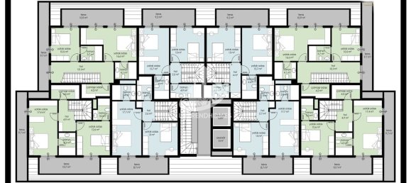 Apartamento 1+1 em Kargicak, Turkey N.º 6845 26