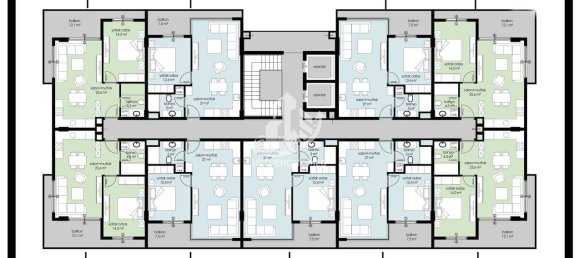 Apartamento 1+1 em Kargicak, Turkey N.º 6845 18