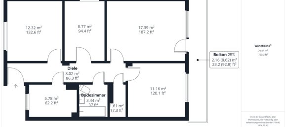 3 Schlafzimmer Wohnung in Würzburg, Germany, Nr. 274684 18
