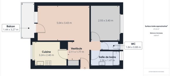 1 Schlafzimmer Wohnung in Saint-Louis, France, Nr. 254893 9