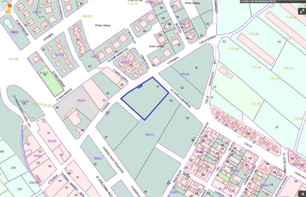  قطعة أرض في La Pobla de Vallbona, Spain رقم 25957