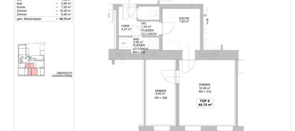 2 rooms Apartment in Neubau, Austria No. 258023 6