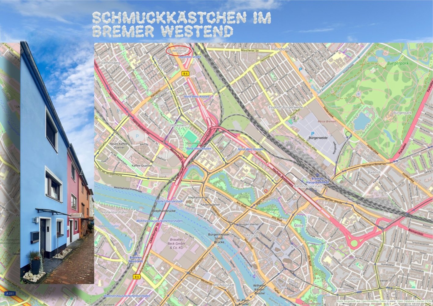 4 rooms Townhouse in Bremen, Germany No. 65985