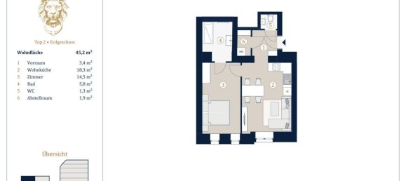 2-salle Penthouse à Alsergrund, Austria No. 207114 7