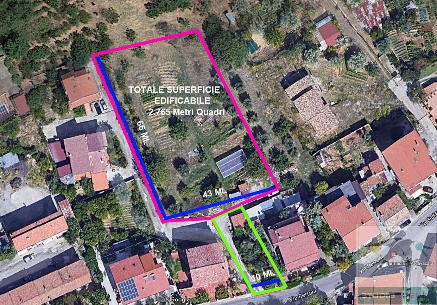 Земельный участок 5982м² в Ренде, Италия № 180521