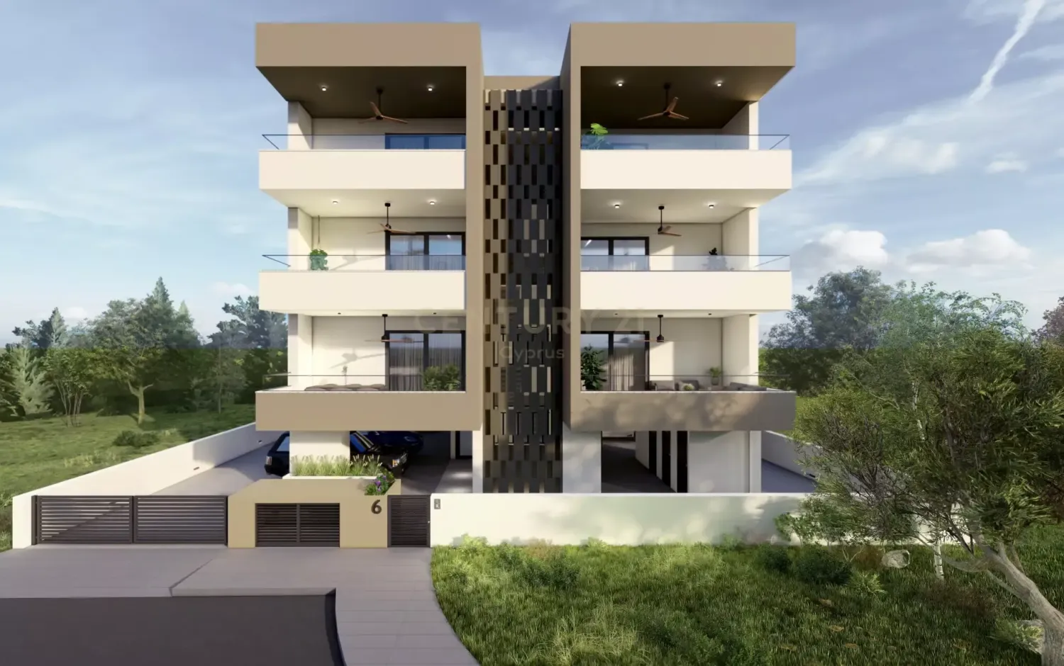 Apartamento de 2 dormitorios en Kato Polemidia, Cyprus No. 4375