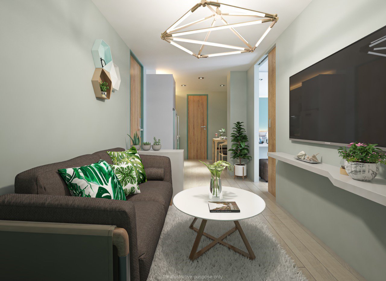 Apartamento de 2 habitaciónes en Pattaya, Thailand No. 74912