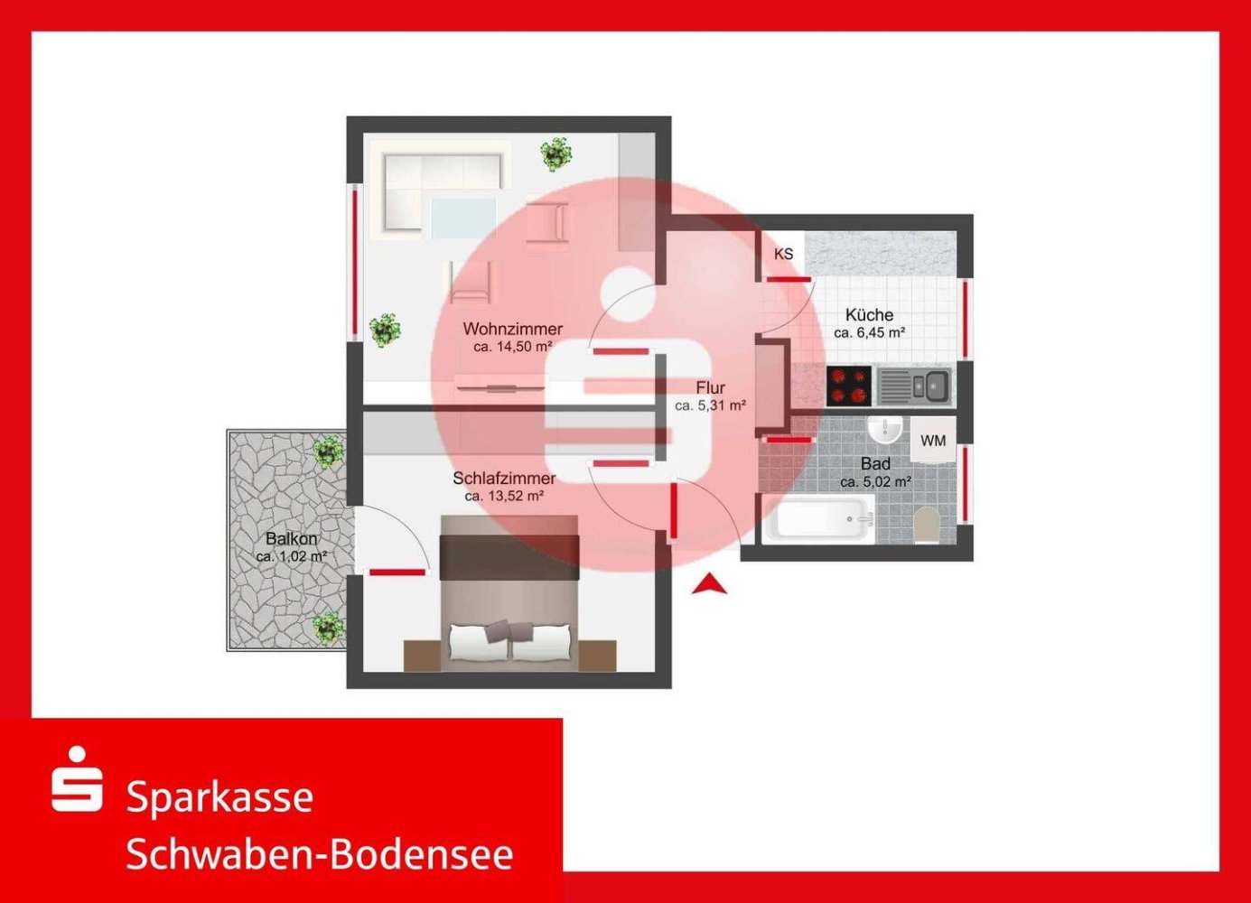 1 bedroom Apartment in Gunzburg, Germany No. 290159