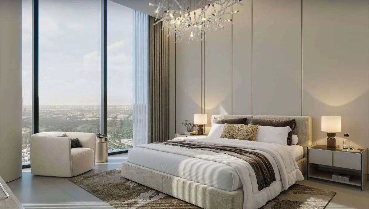 Apartamento T2 em SKYSCAPE AVENUE, Nadd Al Sheba, UAE N.º 62790