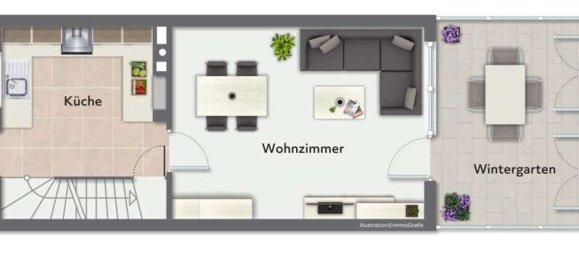 Таунхаус с 4 комнатами в Вандсбек, Германия № 348895 13