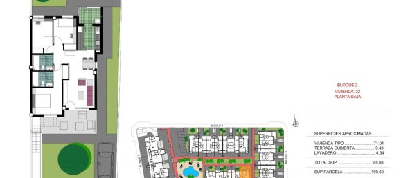 Bungalow de 3 dormitorios en Torre de la Horadada, Spain No. 6635 7