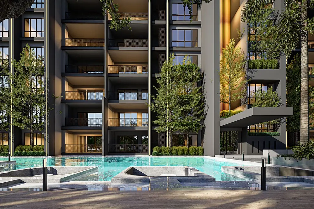 Квартира с 3 спальнями в Паттайя, Таиланд № 68880