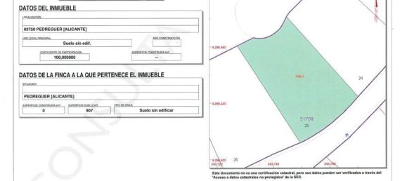  Land in Pedreguer, Spain No. 284828 5