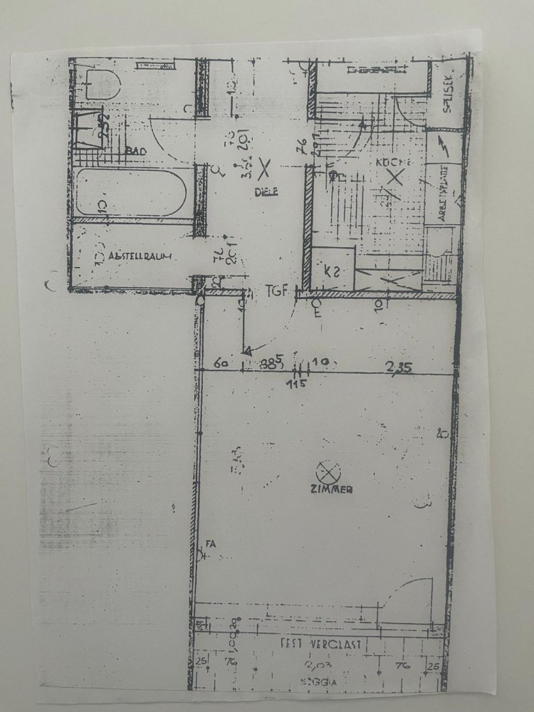 Apartamento de 1 dormitorio en Dusseldorf, Germany No. 324221