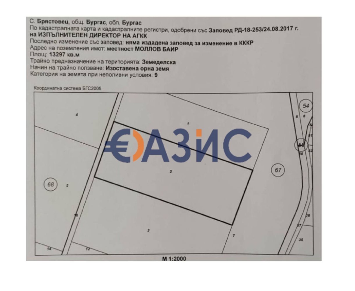 Terreno em Bryastovets, Bulgaria 13297 m² N.º 4