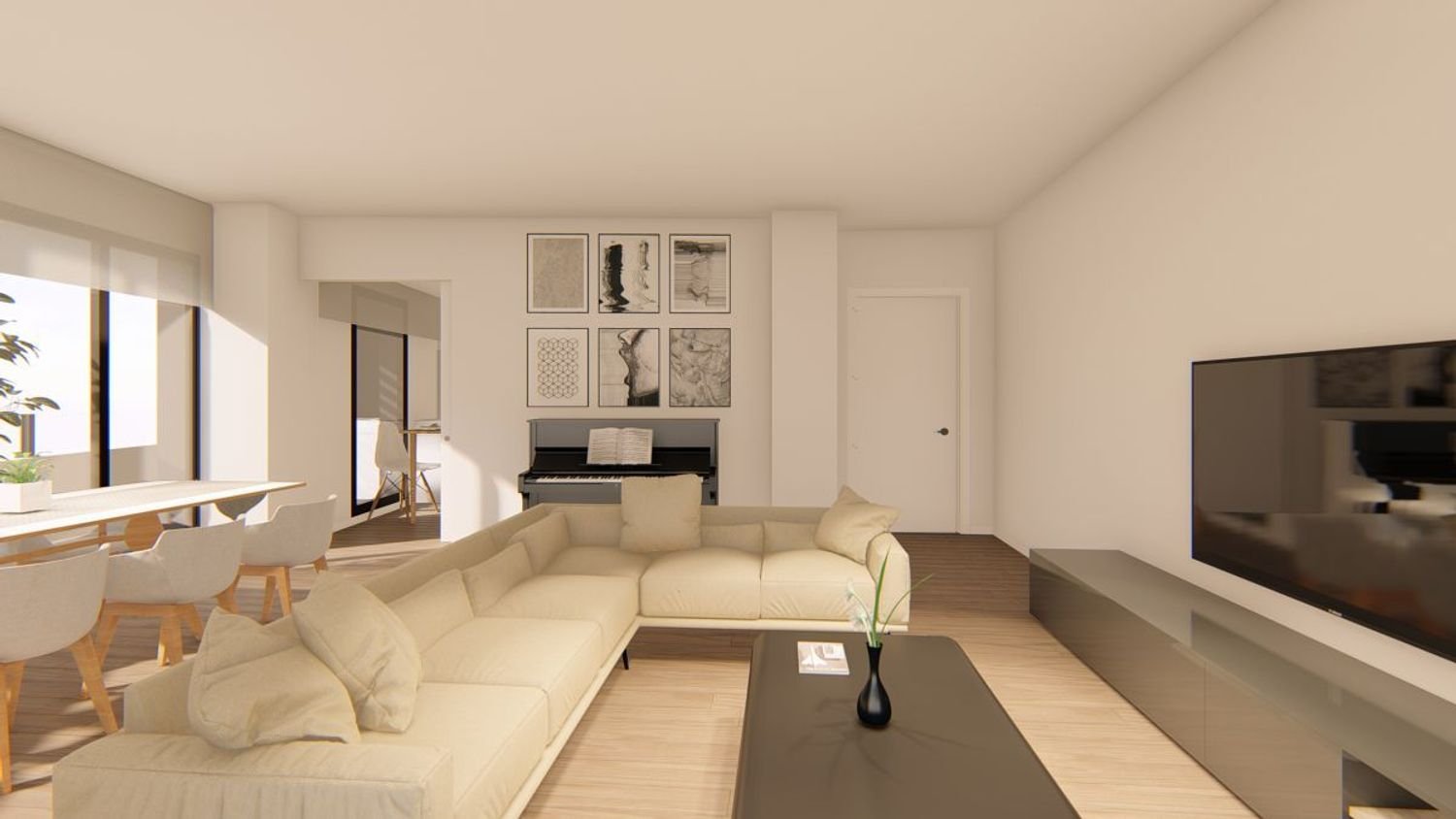 Apartamento de 3 dormitorios en Castellón de la Plana, Spain No. 214020