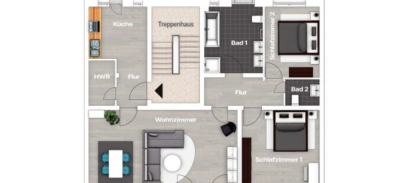 Квартира с 2 спальнями в Киль, Германия № 330445 3