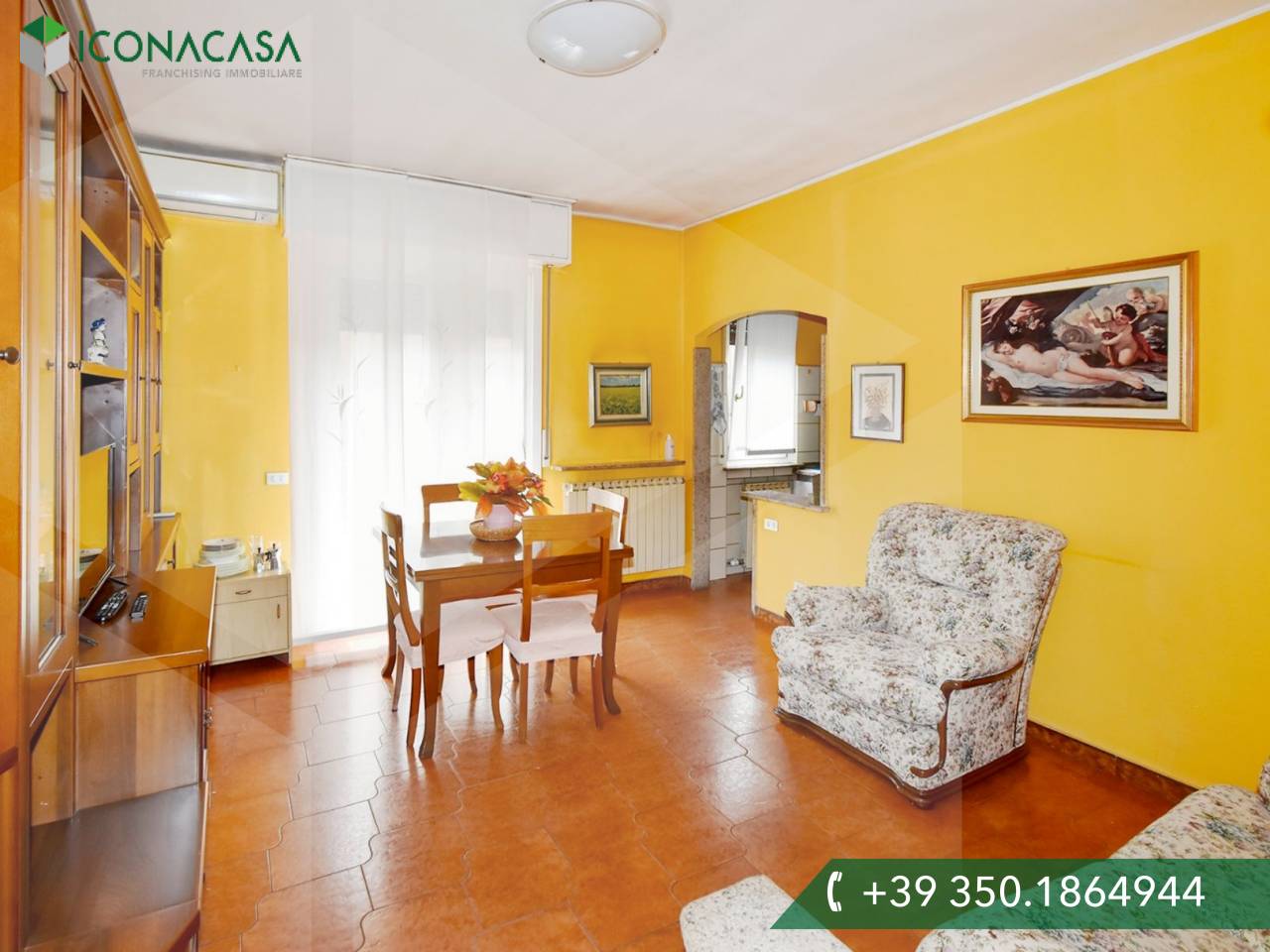 Квартира с 3 комнатами в Парабьяго, Италия № 27648