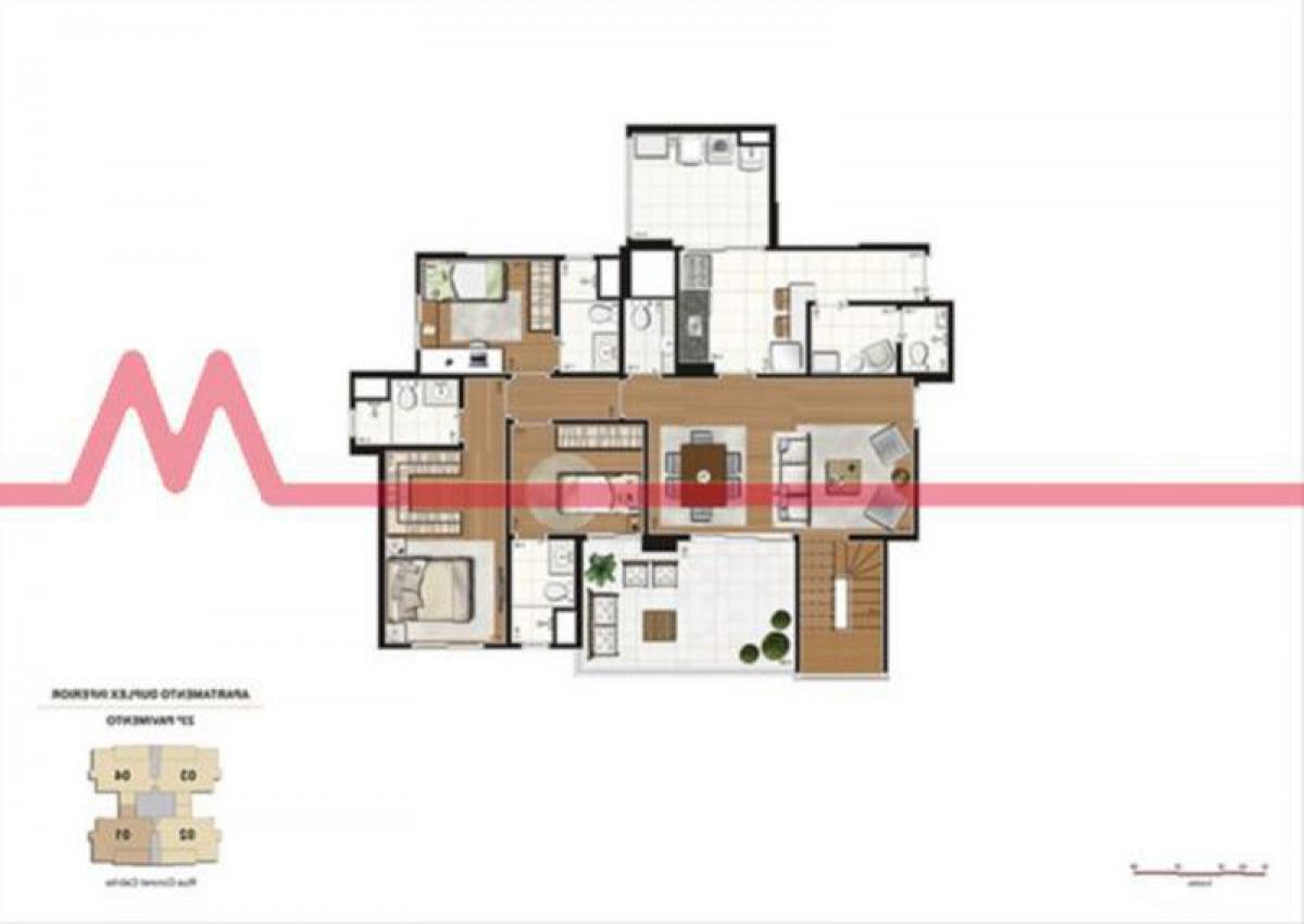 3 غرف نوم منزل في Sao Paulo, Brazil رقم 587823