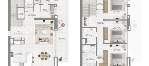 1 Schlafzimmer Wohnung in Dubai Hills Estate, UAE, Nr. 121594 8