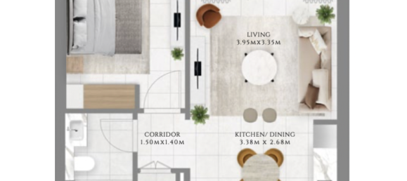 1 Schlafzimmer Wohnung in Dubai Hills Estate, UAE, Nr. 121594 5