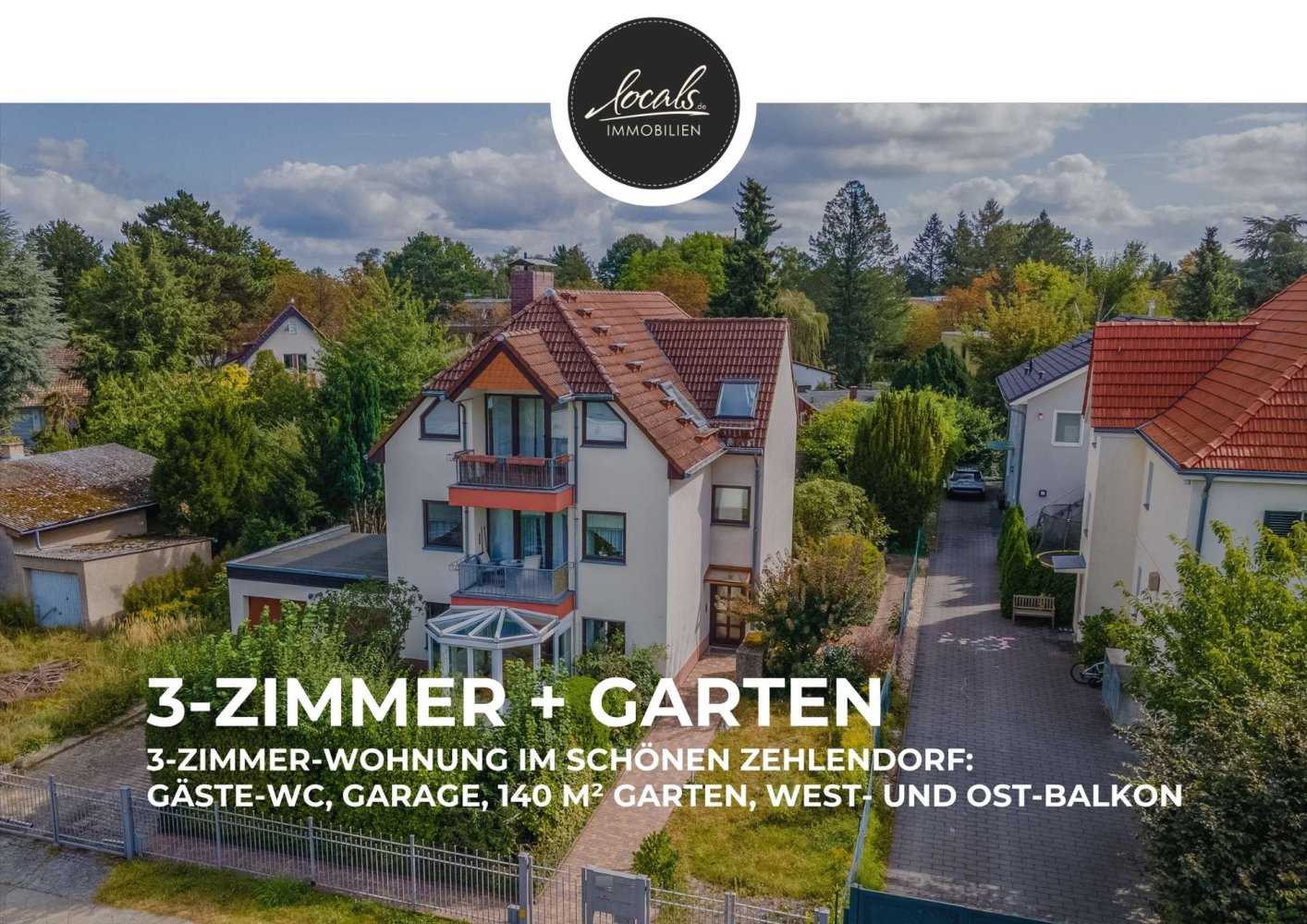 Apartamento de 3 habitaciónes en Zehlendorf, Germany No. 238101