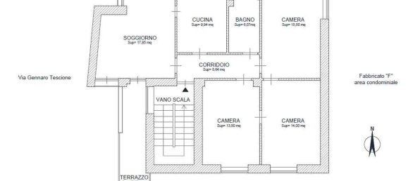 Apartamento de 6 habitaciónes en Caserta, Italy No. 7576 93
