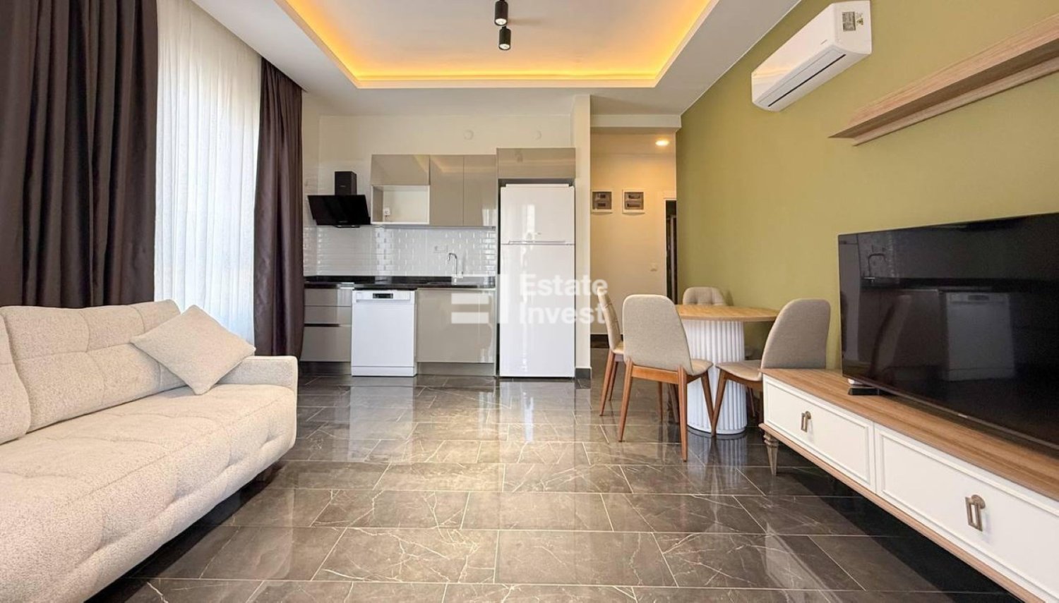 Apartamento 1+1 em Alanya, Turkey N.º 41908