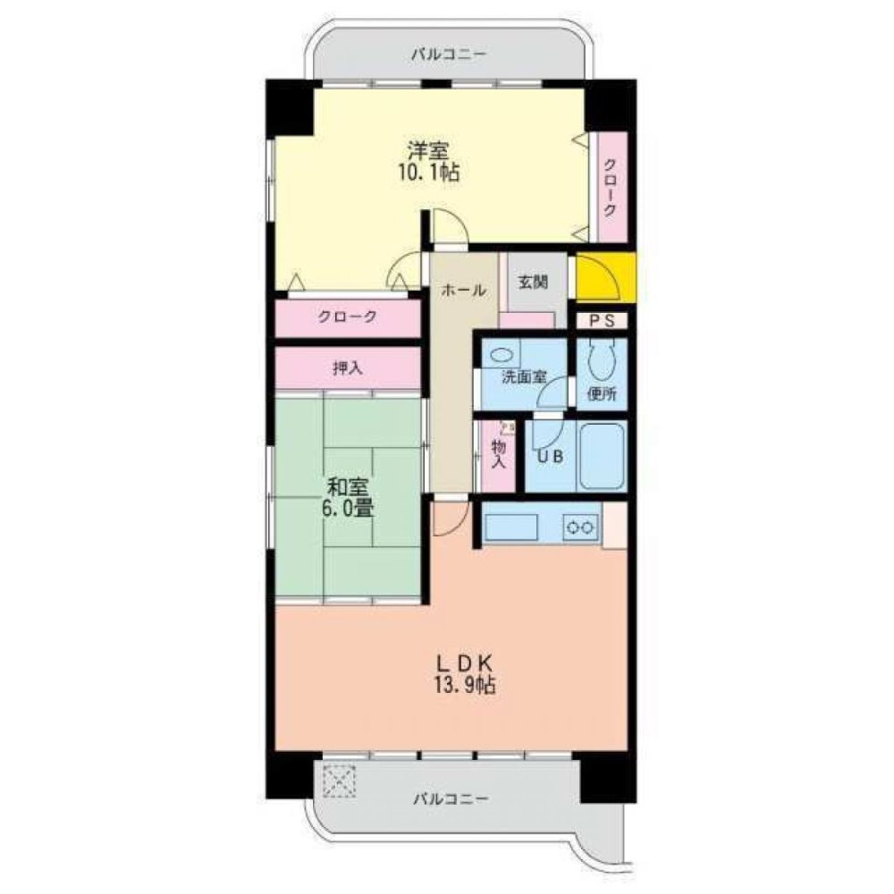 2 bedrooms Apartment in Oita, Japan No. 3530