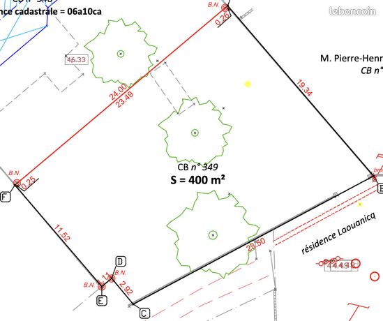 Grundstück in Guidel, France 400m², Nr. 312836