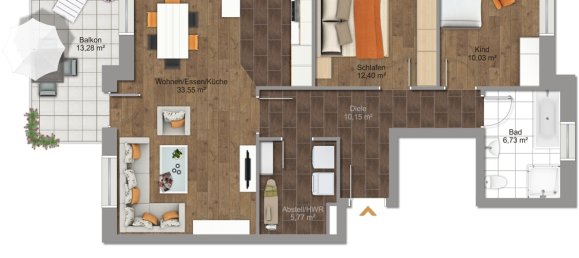 2 Schlafzimmer Wohnung in Diepholz, Germany, Nr. 164527 18