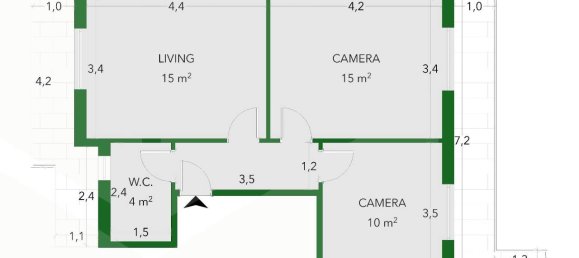 Apartamento de 3 divisões em Bitetto, Italy N.º 23373 47
