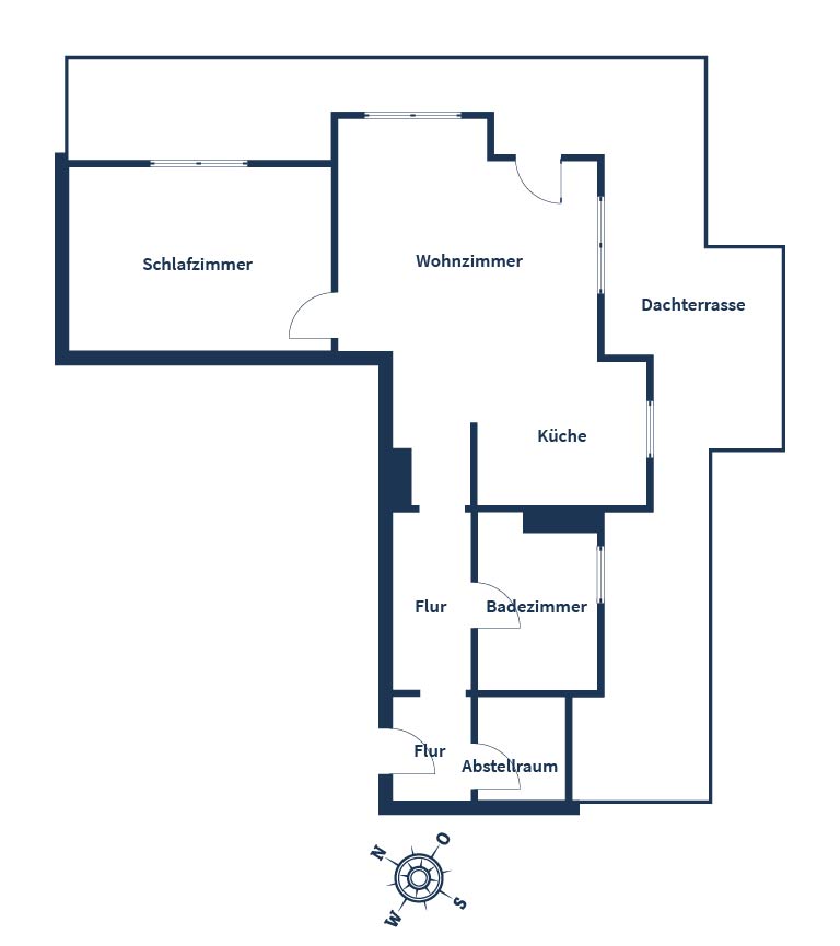 1 Schlafzimmer Wohnung in Leipzig, Germany, Nr. 59352