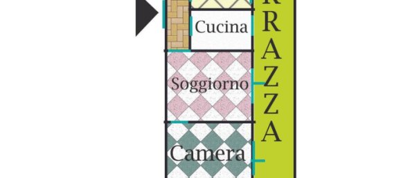 Apartamento de 3 habitaciónes en Livorno, Italy No. 45567 10