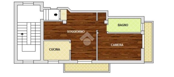 Квартира с 1 спальней в Чезате, Италия № 378679 19