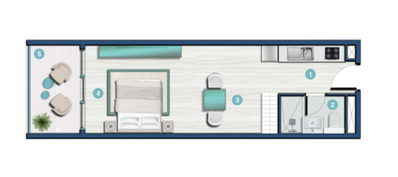 Studio in Al Hamra Village, UAE, Nr. 121439 12