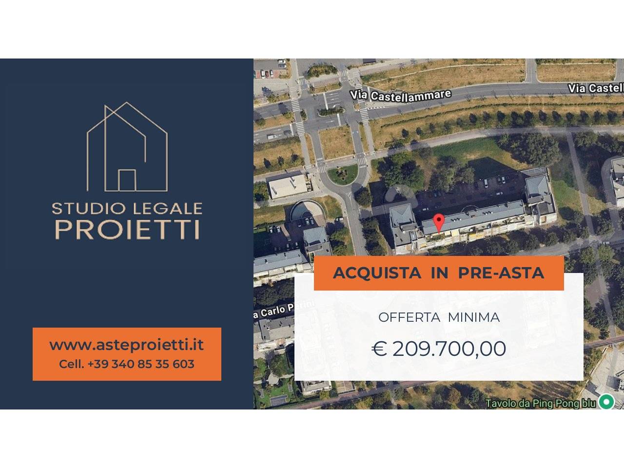 1 bedroom Apartment in Milan, Italy No. 303138