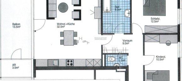 Apartamento de 3 divisões em Dornbirn, Austria N.º 133500 14