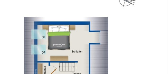 Таунхаус с 2 комнатами в Аурих, Германия № 161920 15