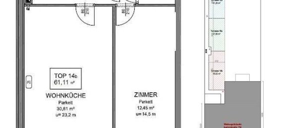 2 rooms Apartment in Simmering, Austria No. 225462 24